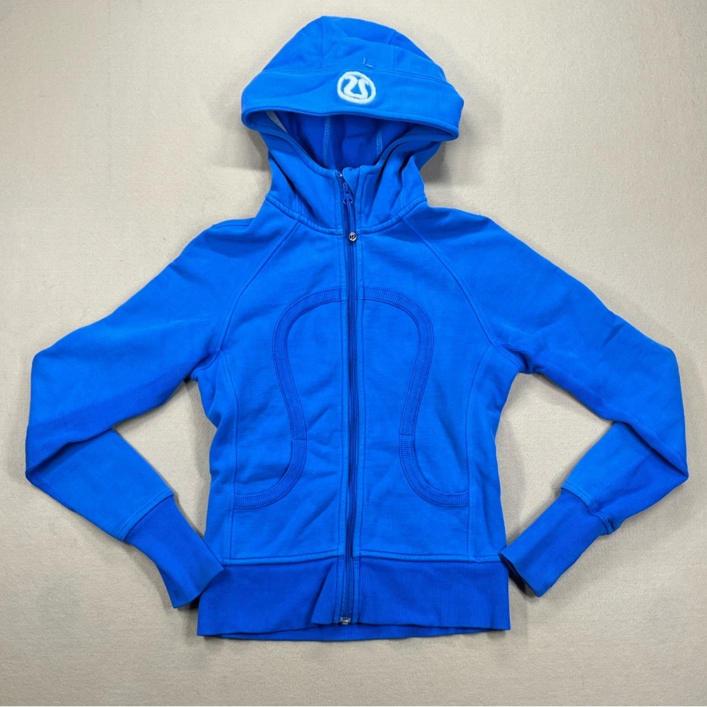 Lululemon Scuba Hoodie Zip-Up Stretch Beaming Blue